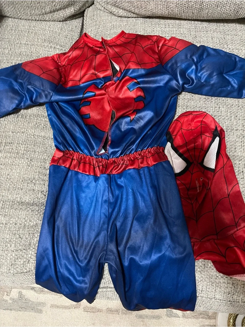 Red & Blue Spider Hero Kids Costume - Classic Superhero Outfit